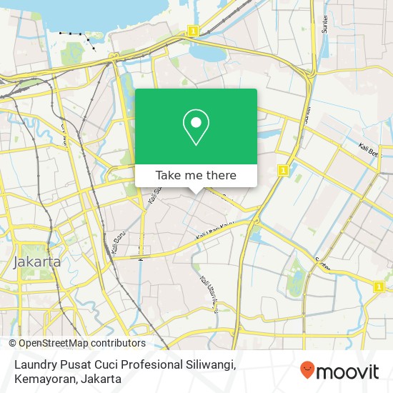 Laundry Pusat Cuci Profesional Siliwangi, Kemayoran map