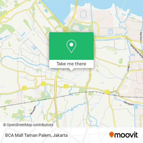 BCA Mall Taman Palem map