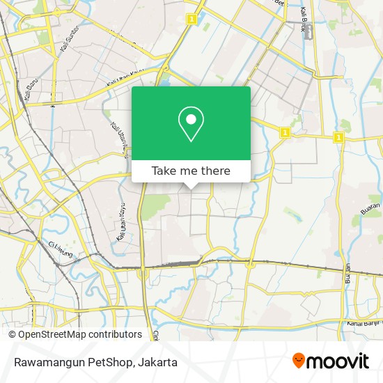 Rawamangun PetShop map