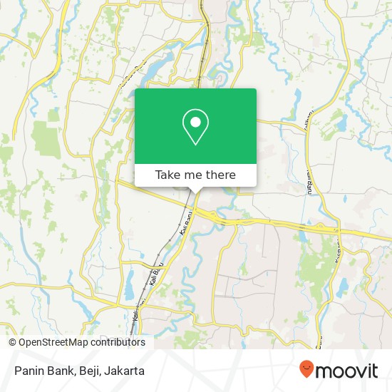 Panin Bank, Beji map