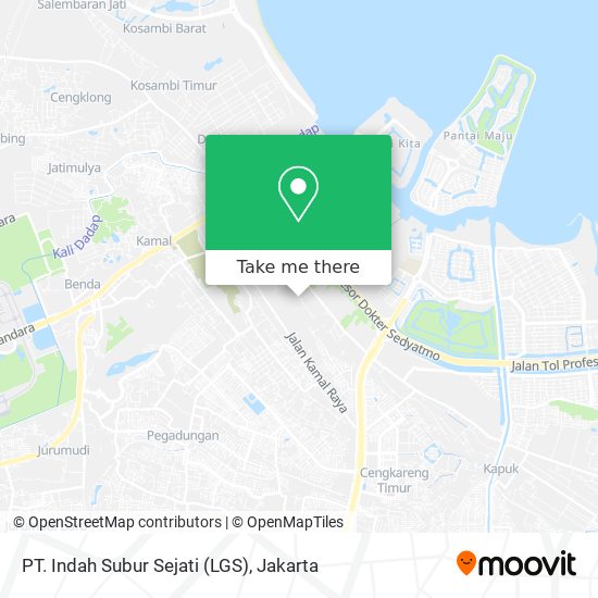 PT. Indah Subur Sejati (LGS) map