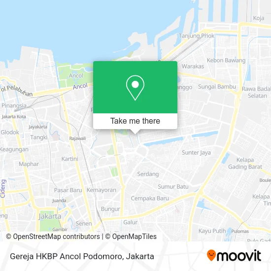 Gereja HKBP Ancol Podomoro map