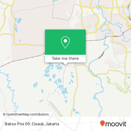 Bakso Pos 09, Cisauk map