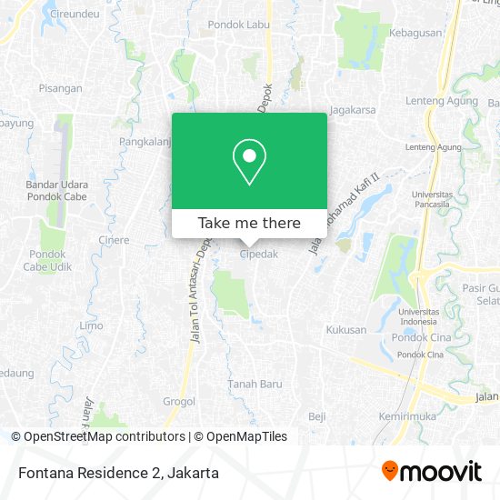 Fontana Residence 2 map