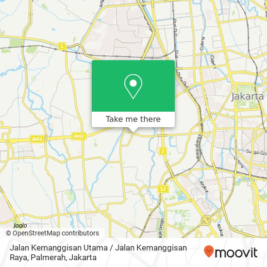 Jalan Kemanggisan Utama / Jalan Kemanggisan Raya, Palmerah map