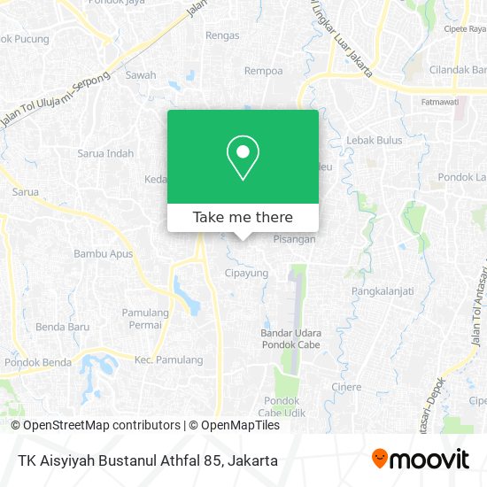 TK Aisyiyah Bustanul Athfal 85 map