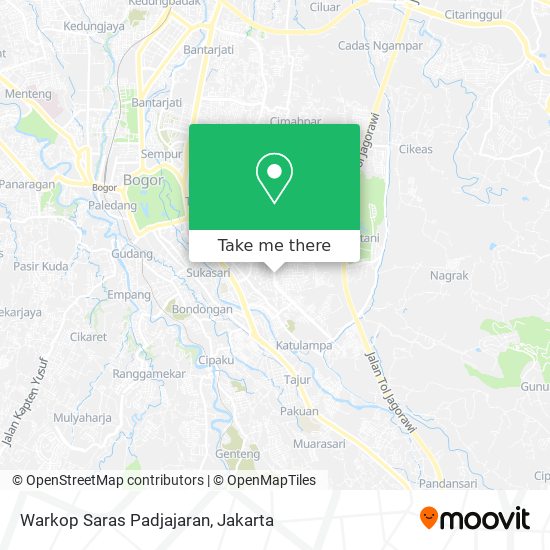 Warkop Saras Padjajaran map