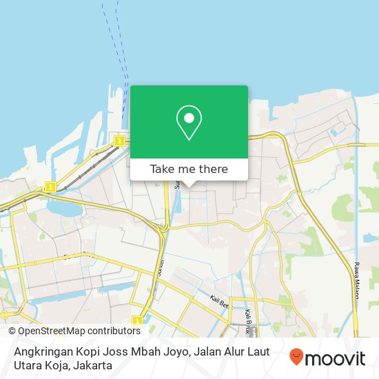 Angkringan Kopi Joss Mbah Joyo, Jalan Alur Laut Utara Koja map