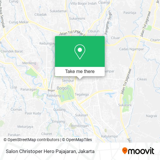 Salon Christoper Hero Pajajaran map