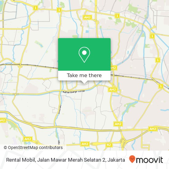 Rental Mobil, Jalan Mawar Merah Selatan 2 map