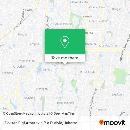 Dokter Gigi Amutavia P a P Vivie map
