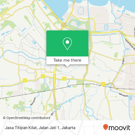 Jasa Titipan Kilat, Jalan Jati 1 map