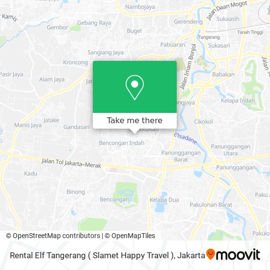 Rental Elf Tangerang ( Slamet Happy Travel ) map