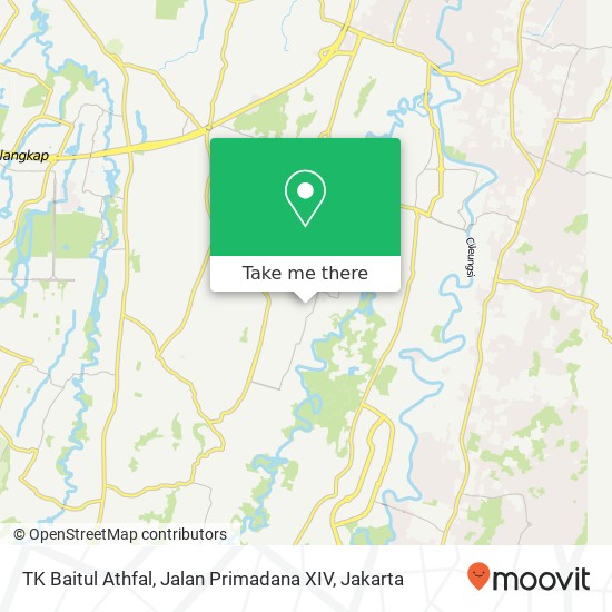 TK Baitul Athfal, Jalan Primadana XIV map