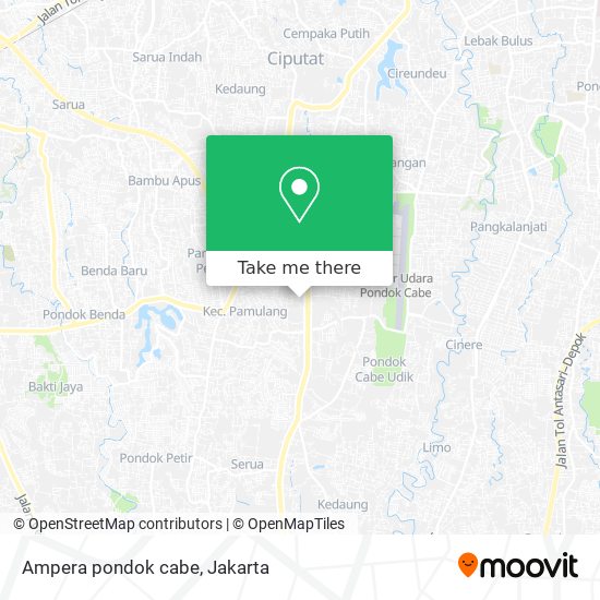 Ampera pondok cabe map