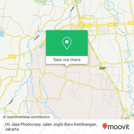 Uti Jaya Photocopy, Jalan Joglo Baru Kembangan map