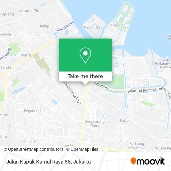 Jalan Kapuk Kamal Raya 88 map