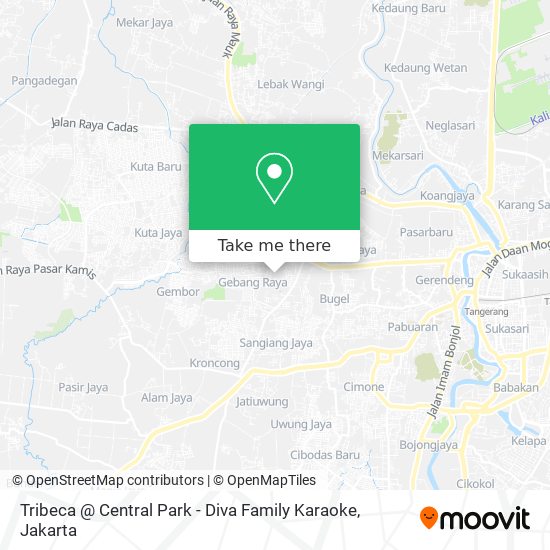 Tribeca @ Central Park - Diva Family Karaoke map