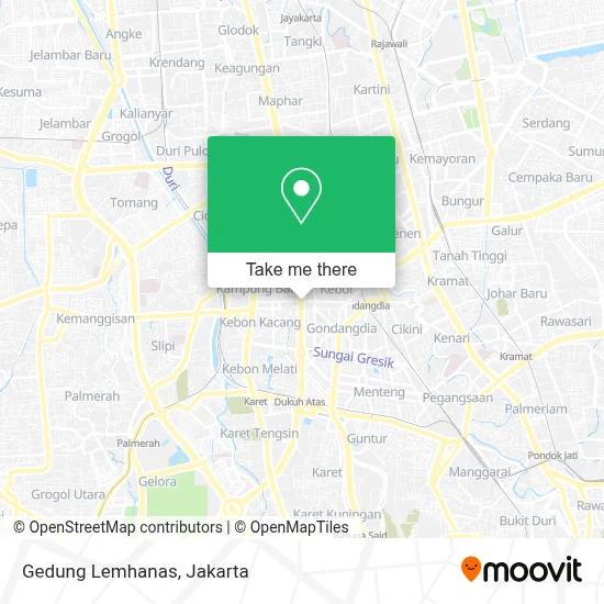 Gedung Lemhanas map