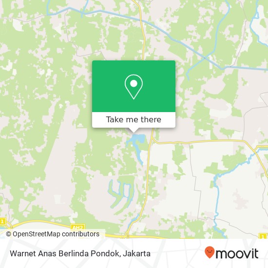 Warnet Anas Berlinda Pondok map