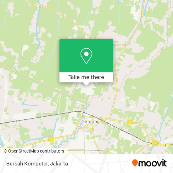 Berkah Komputer map