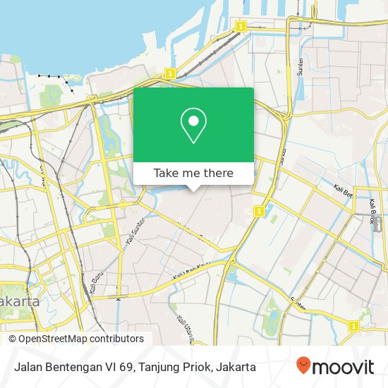 Jalan Bentengan VI 69, Tanjung Priok map