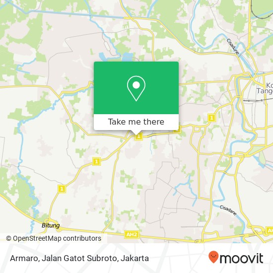 Armaro, Jalan Gatot Subroto map