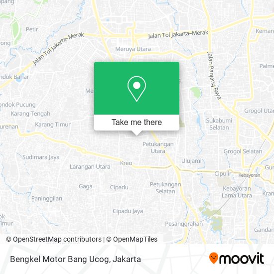 Bengkel Motor Bang Ucog map