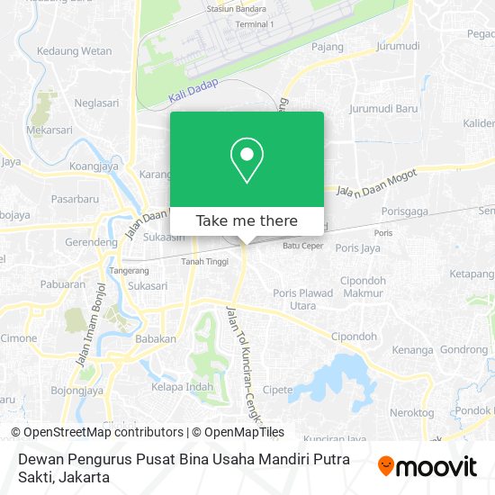 Dewan Pengurus Pusat Bina Usaha Mandiri Putra Sakti map