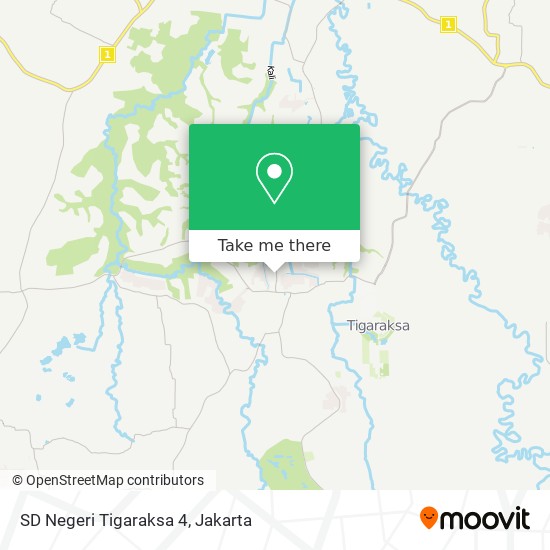 SD Negeri Tigaraksa 4 map