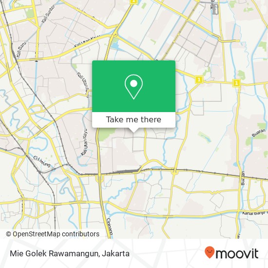 Mie Golek Rawamangun map