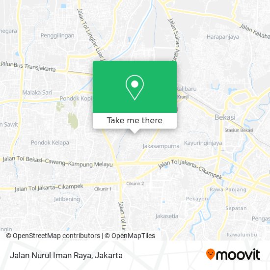 Jalan Nurul Iman Raya map