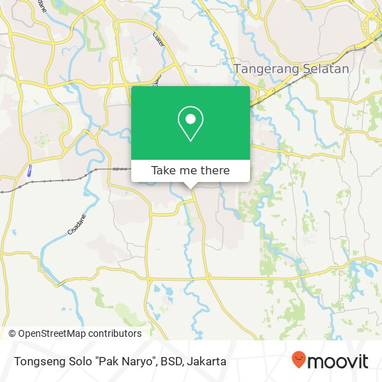 Tongseng Solo "Pak Naryo", BSD map