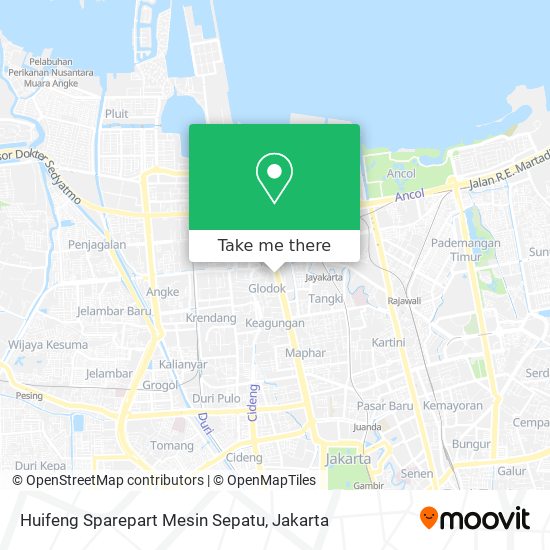 Huifeng Sparepart Mesin Sepatu map