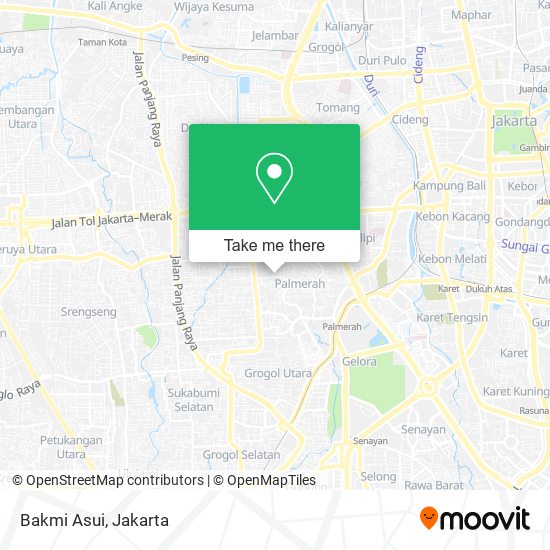 Bakmi Asui map