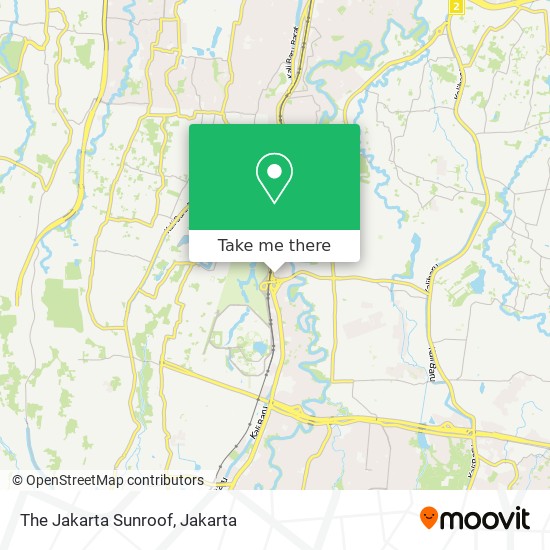 The Jakarta Sunroof map