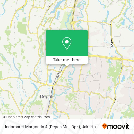Indomaret Margonda 4 (Depan Mall Dpk) map