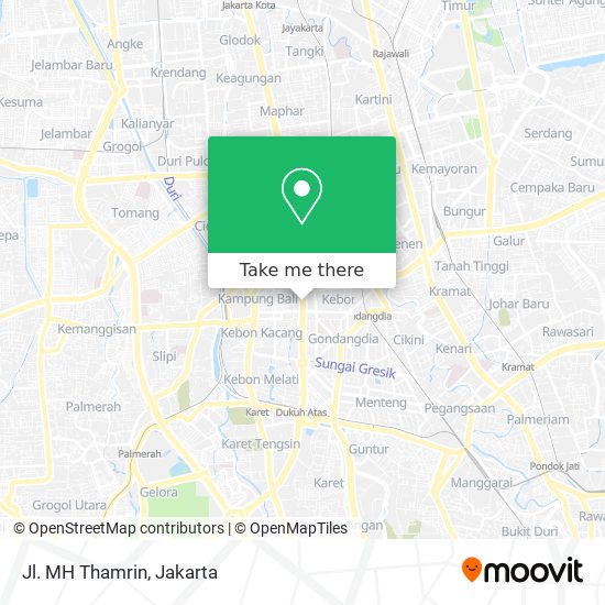 Jl. MH Thamrin map