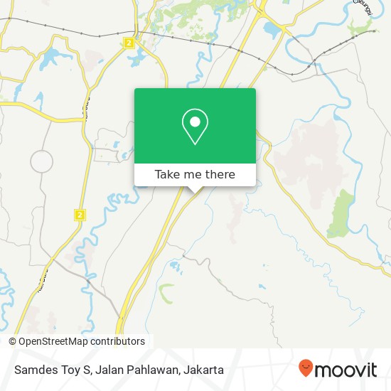 Samdes Toy S, Jalan Pahlawan map