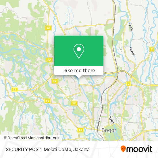 SECURITY POS 1 Melati Costa map