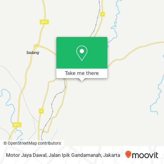 Motor Jaya Dawal, Jalan Ipik Gandamanah map