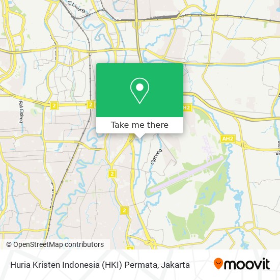 Huria Kristen Indonesia (HKI) Permata map