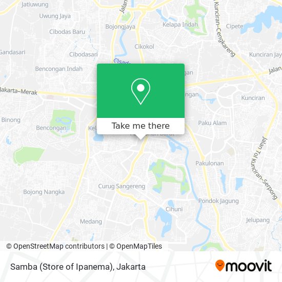 Samba (Store of Ipanema) map