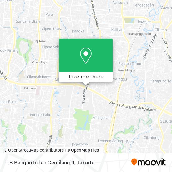 TB Bangun Indah Gemilang II map