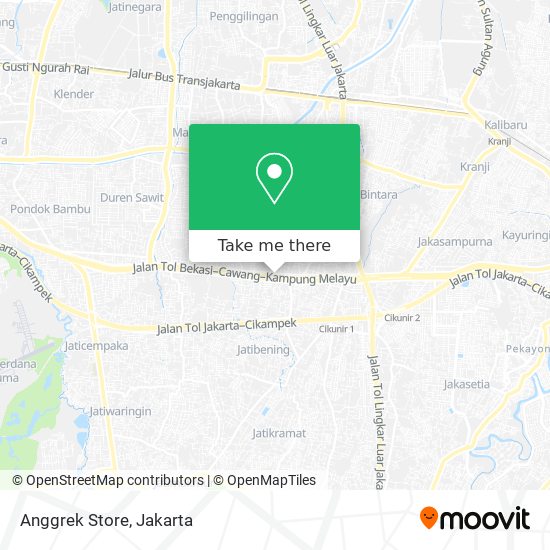 Anggrek Store map