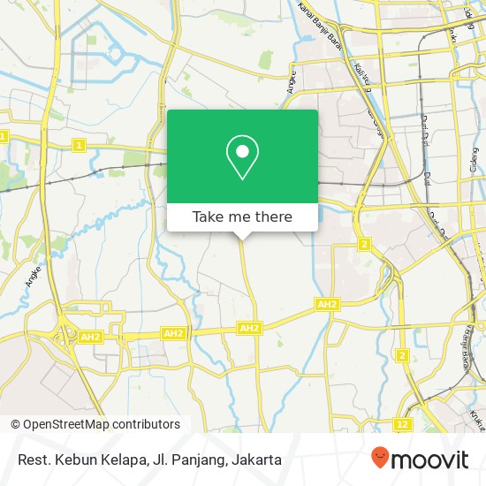 Rest. Kebun Kelapa, Jl. Panjang map