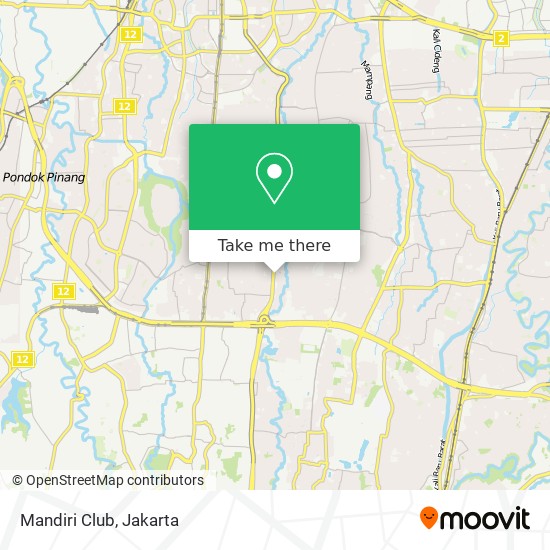 Mandiri Club map