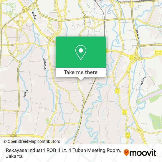Rekayasa Industri ROB II Lt. 4 Tuban Meeting Room map