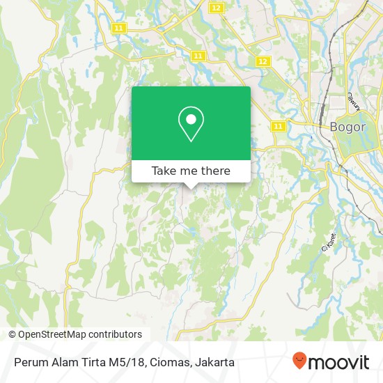 Perum Alam Tirta M5/18, Ciomas map