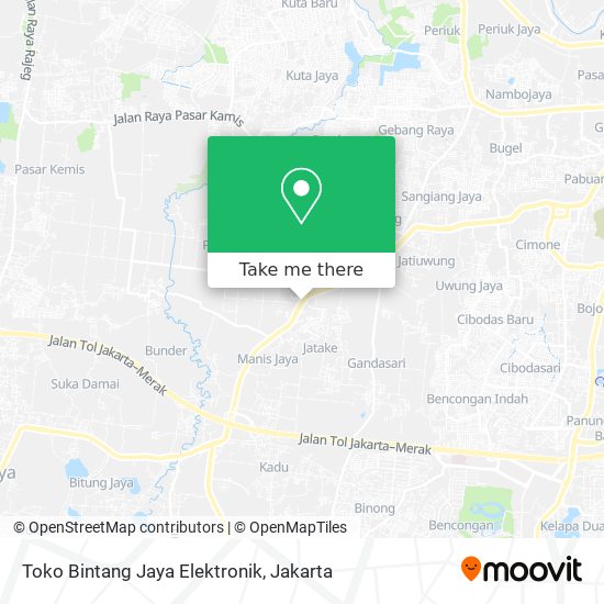Toko Bintang Jaya Elektronik map